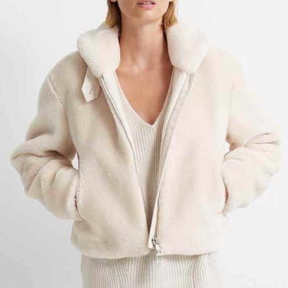 Club Monaco Jackets & Blazers - NEW Club Monaco Cropped Jacket Ivory Medium